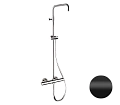 Душевая система Remer Elegance EQ32ASSDNO термостатическая, черный матовый Душевая система Remer Elegance EQ32ASSDNO термостатическая, черный матовый