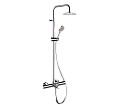 Душевая система Remer EQ34A8MPUFM25G термостатическая Душевая система Remer EQ34A8MPUFM25G термостатическая