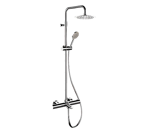 Душевая система Remer EQ34A8MPUFM25G термостатическая Душевая система Remer EQ34A8MPUFM25G термостатическая