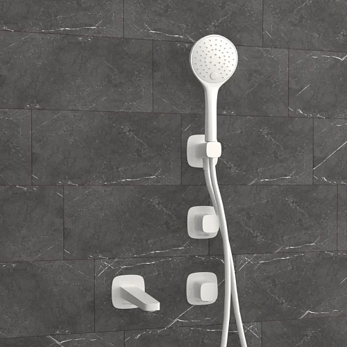 Смеситель для ванны WasserKRAFT A9551.266.316.328.156.155 встраиваемый белый Смеситель для ванны WasserKRAFT A9551.266.316.328.156.155 встраиваемый белый