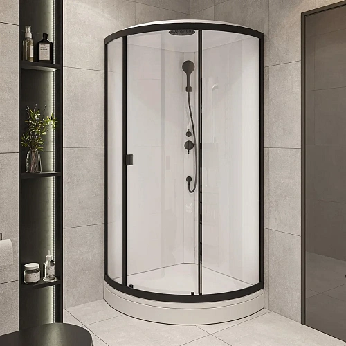 Душевая кабина STWORKI Хельсинки by Damixa Хельсинки HWHC-401-090BT 90x90, средний поддон 562061 Душевая кабина STWORKI Хельсинки by Damixa Хельсинки HWHC-401-090BT 90x90, средний поддон 562061