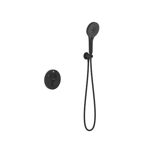 Душевая система Vincea Inspire VSFW-3I22MT5MB встраиваемый, термостат, черный Душевая система Vincea Inspire VSFW-3I22MT5MB встраиваемый, термостат, черный