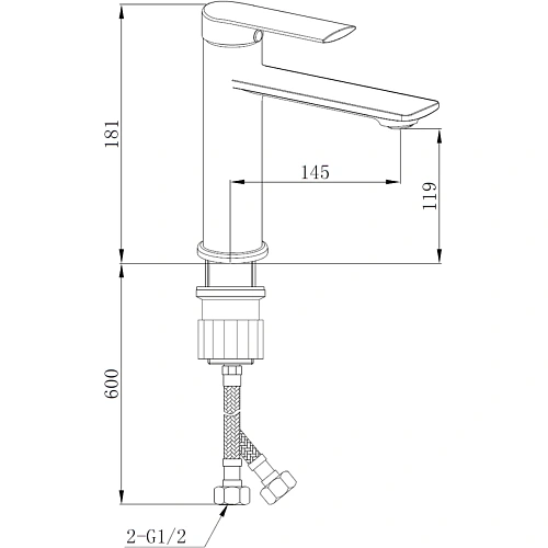 Смеситель для раковины BOCH MANN MIMI B BM10905 хром Смеситель для раковины BOCH MANN MIMI B BM10905 хром