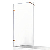 Картинка анонса товара «шторка на ванну new trendy avexa copper brushed 100 см exk-3807-wp (брашированная медь)»