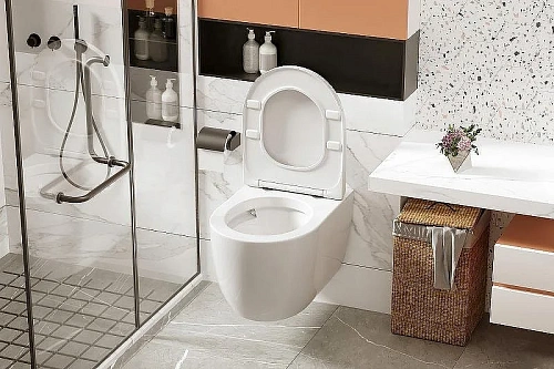 Комплект унитаза ABBER Bequem AC1105P белый с импульсным смывом с инсталляцией AC0101P Комплект унитаза ABBER Bequem AC1105P белый с импульсным смывом с инсталляцией AC0101P