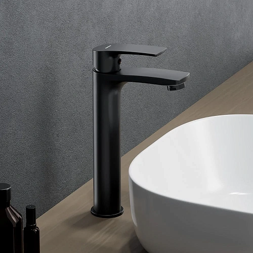 Смеситель для раковины Damixa Eclipse 2.0 480250300 высокий, черный Смеситель для раковины Damixa Eclipse 2.0 480250300 высокий, черный