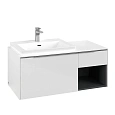 Тумба под раковину Villeroy & Boch Subway 3.0 с подсветкой Brilliant White / Brilliant White C572L0V C572L0VE Тумба под раковину Villeroy & Boch Subway 3.0 с подсветкой Brilliant White / Brilliant White C572L0V C572L0VE