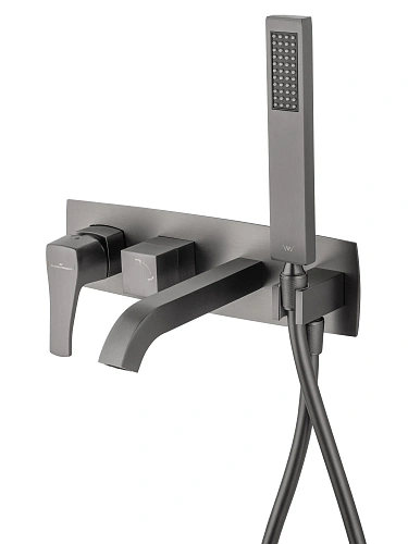 Смеситель для ванны Wonzon & Woghand FLEX встраиваемый, темный графит (WW-88889072-BGM) Смеситель для ванны Wonzon & Woghand FLEX встраиваемый, темный графит (WW-88889072-BGM)