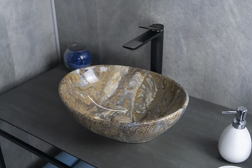 Раковина Gid Mnc138T 54472 накладная под камень глянцевая 41x34x15 Раковина Gid Mnc138T 54472 накладная под камень глянцевая 41x34x15