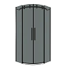 Душевой уголок GROSSMAN Classic 301.K33.04.9090.21.10 (90x90x195) полукруг,раздвижн,черн.матов,стекло тониров Душевой уголок GROSSMAN Classic 301.K33.04.9090.21.10 (90x90x195) полукруг,раздвижн,черн.матов,стекло тониров