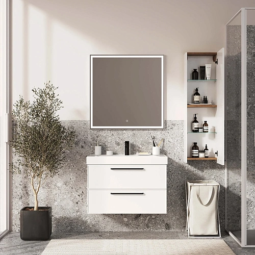 Тумба под раковину PRATO Кватро 70 см 246 03-18070-19 00 БЕЛ Тумба под раковину PRATO Кватро 70 см 246 03-18070-19 00 БЕЛ