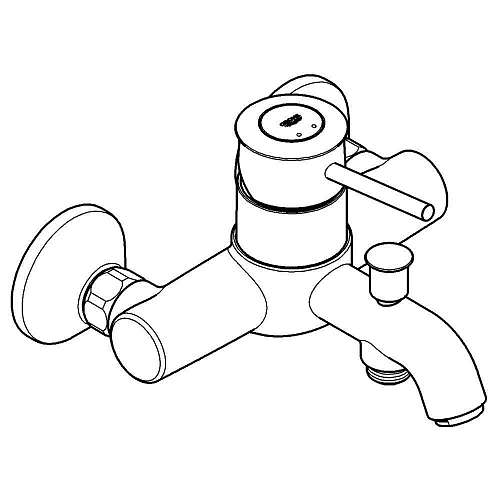 Смеситель для ванны GROHE BauClassic (32865000) хром Смеситель для ванны GROHE BauClassic (32865000) хром