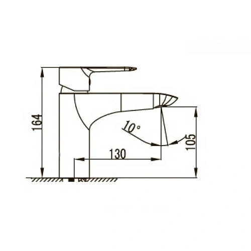 Смеситель для раковины Kaiser Sena 74211 Смеситель для раковины Kaiser Sena 74211
