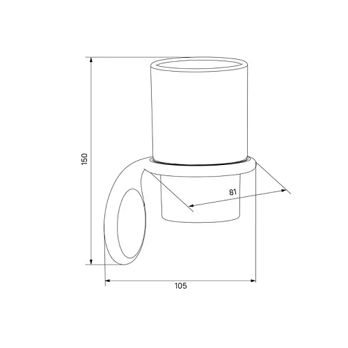 Стакан IDDIS Oldie (OLDBRC1i45) керамика, бронза Стакан IDDIS Oldie (OLDBRC1i45) керамика, бронза