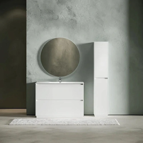 Тумба под раковину Sancos Libra Floor LB120F-1W напольная, 1190х450х840 белый глянец Тумба под раковину Sancos Libra Floor LB120F-1W напольная, 1190х450х840 белый глянец