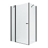 Картинка анонса товара «душевой уголок new trendy new soleo black 110x100x195 k-0549 (черный)»