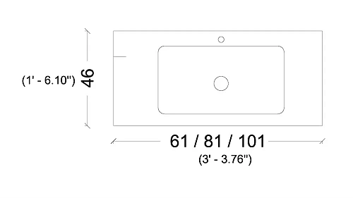 Раковина мебельная Armadi Art VALLESSI 60 белая 838-060-W Раковина мебельная Armadi Art VALLESSI 60 белая 838-060-W