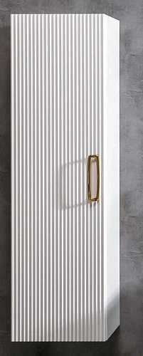 Шкаф-пенал Boheme Linea белый+золото без ножек 845-WG Шкаф-пенал Boheme Linea белый+золото без ножек 845-WG