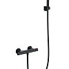 Смеситель для душа Wonzon & Woghand с термостатом, черный матовый (WW-B2005-A-MB) Смеситель для душа Wonzon & Woghand с термостатом, черный матовый (WW-B2005-A-MB)