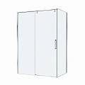 Душевой уголок BelBagno SOFT_CLOSE-1-AH-1-140/100-C-Cr 140x100 см, профиль хром, стекло прозрачное Душевой уголок BelBagno SOFT_CLOSE-1-AH-1-140/100-C-Cr 140x100 см, профиль хром, стекло прозрачное