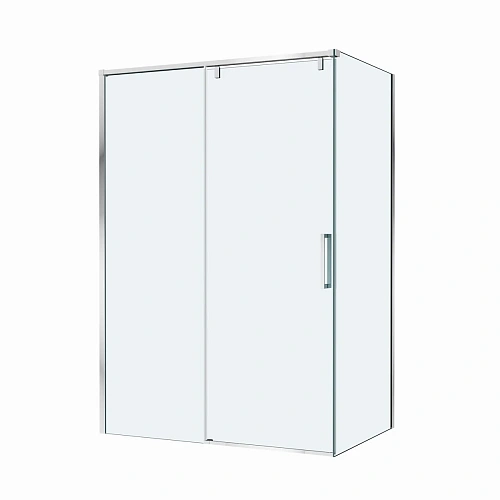 Душевой уголок BelBagno SOFT_CLOSE-1-AH-1-140/100-C-Cr 140x100 см, профиль хром, стекло прозрачное Душевой уголок BelBagno SOFT_CLOSE-1-AH-1-140/100-C-Cr 140x100 см, профиль хром, стекло прозрачное