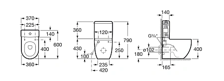 Бачок для унитаза Roca Meridian 341242000 Бачок для унитаза Roca Meridian 341242000