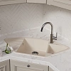 Кухонная мойка Lemark IRKANA 980 врезная угловая из кварцгранита, с крылом, Жасмин 9910046 Кухонная мойка Lemark IRKANA 980 врезная угловая из кварцгранита, с крылом, Жасмин 9910046