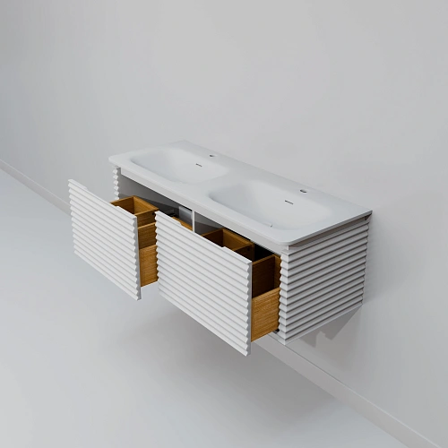 Тумба с раковиной ArtDecco Jacqueline 120 AJC12W34D100 белый Тумба с раковиной ArtDecco Jacqueline 120 AJC12W34D100 белый