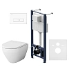 Комплект инсталляции AM.PM Spirit V2.0 IS47001.701700 с унитазом, сиденьем микролифт и клавишей черный Комплект инсталляции AM.PM Spirit V2.0 IS47001.701700 с унитазом, сиденьем микролифт и клавишей черный