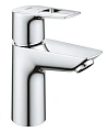 Смеситель для раковины GROHE BauLoop с нажимным донным клапаном, размер S, хром (23883001) Смеситель для раковины GROHE BauLoop с нажимным донным клапаном, размер S, хром (23883001)