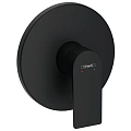 Смеситель для душа Hansgrohe Rebris E, скрытого монтажа 72668670, матовый черный Смеситель для душа Hansgrohe Rebris E, скрытого монтажа 72668670, матовый черный
