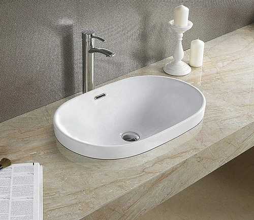 Раковина CeramaLux 5006C врезная, белый Раковина CeramaLux 5006C врезная, белый