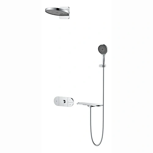 Душевая система Vincea Futura VSFW-2F12TCH термостатический встраиваемая, 3 режима, хром Душевая система Vincea Futura VSFW-2F12TCH термостатический встраиваемая, 3 режима, хром