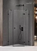 Душевой уголок NEW TRENDY AVEXA BLACK R 80x80x200 EXK-3874 черный
