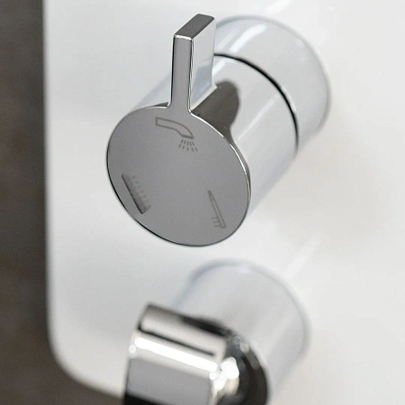 Душевая система Lemark Melange LM4922CW встраиваемая, хром/белый Душевая система Lemark Melange LM4922CW встраиваемая, хром/белый