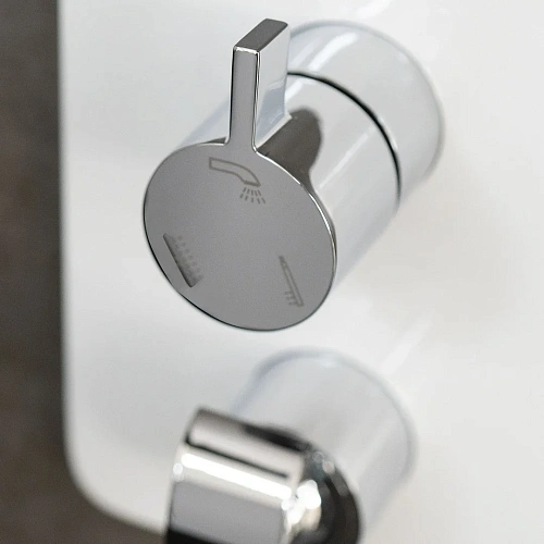 Душевая система Lemark Melange LM4922CW встраиваемая, хром/белый Душевая система Lemark Melange LM4922CW встраиваемая, хром/белый