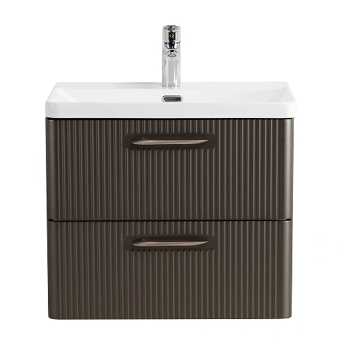 Тумба под раковину BelBagno DUE-500-2C-SO-GM-P подвесная, оружейная сталь, 500x422x500 Тумба под раковину BelBagno DUE-500-2C-SO-GM-P подвесная, оружейная сталь, 500x422x500