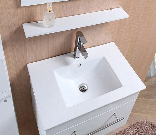 Раковина CeramaLux 9090E врезная, белый Раковина CeramaLux 9090E врезная, белый