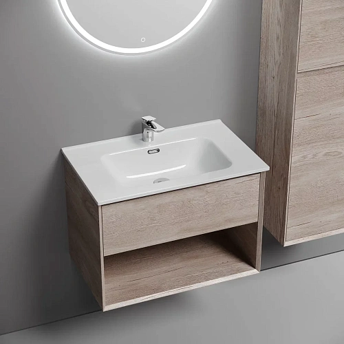 Тумба под раковину Sancos Marmi 1.0 MR1.070EG 690х445х520 дуб галифакс натуральный, подвесная Тумба под раковину Sancos Marmi 1.0 MR1.070EG 690х445х520 дуб галифакс натуральный, подвесная