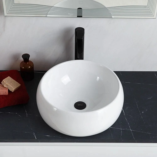 Раковина BelBagno BB1065 400x400 белый Раковина BelBagno BB1065 400x400 белый