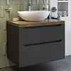 Тумба с раковиной STWORKI Берген 80 серая со светлой столешницей, Moduo 55 Leaf 549474 Тумба с раковиной STWORKI Берген 80 серая со светлой столешницей, Moduo 55 Leaf 549474