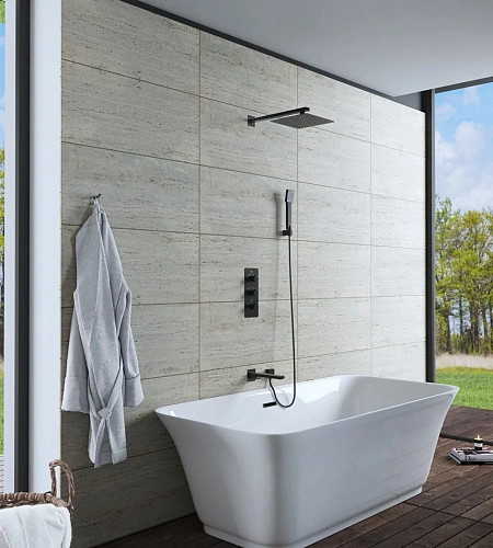 Душевая система Timo Petruma SX-5149/03SM встраиваемая с термостатом черный Душевая система Timo Petruma SX-5149/03SM встраиваемая с термостатом черный