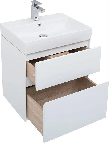 Тумба под раковину Aquanet Бруклин 60 белый 00203958 Тумба под раковину Aquanet Бруклин 60 белый 00203958