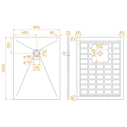 Душевой поддон RGW STONE TRAY-G 900x1200 прямоугольный 14152912-02-11 Душевой поддон RGW STONE TRAY-G 900x1200 прямоугольный 14152912-02-11