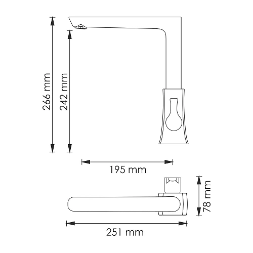 Смеситель для кухни WasserKRAFT Berkel 4807 хром Смеситель для кухни WasserKRAFT Berkel 4807 хром