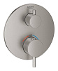 Картинка анонса товара «смеситель для душа grohe atrio, суперсталь (24134dc3) внешняя часть термостата»