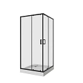 Душевой уголок Niagara Nova NG-6888-08 BLACK (80x80x195) квадратная, двери раздвижные, 68880811BLACK Душевой уголок Niagara Nova NG-6888-08 BLACK (80x80x195) квадратная, двери раздвижные, 68880811BLACK