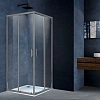 Душевой уголок Vincea Alpha VSS-3AL900CLGM, 900x900, вороненая сталь, стекло прозрачное Душевой уголок Vincea Alpha VSS-3AL900CLGM, 900x900, вороненая сталь, стекло прозрачное