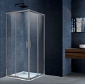 Душевой уголок Vincea Alpha VSS-3AL900CLGM, 900x900, вороненая сталь, стекло прозрачное Душевой уголок Vincea Alpha VSS-3AL900CLGM, 900x900, вороненая сталь, стекло прозрачное