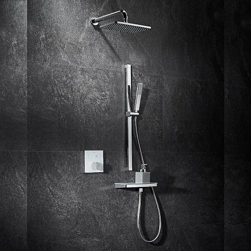 Душевая система Black&White U7766 хром встраиваемая 7766U Душевая система Black&White U7766 хром встраиваемая 7766U